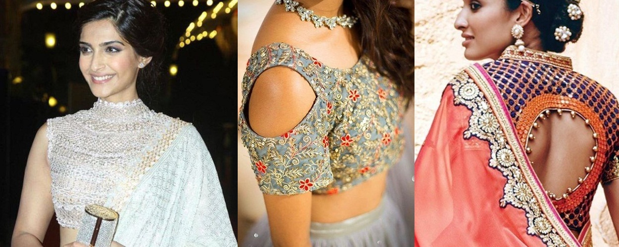 saree blouse hand design katan saree at Best Price in Mumbai | Fashion House