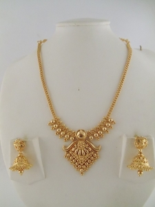 Affordable one gram gold jewellery in India - FashionBuzzer.com