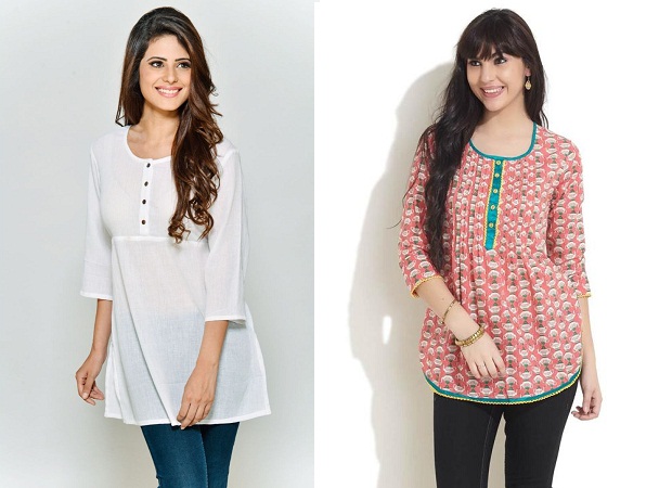 New Trend Is Short Kurtis Suitable For Jeans And Skirts Both Fashionbuzzer Com