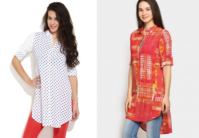 Aggregate more than 163 shirt style kurti super hot