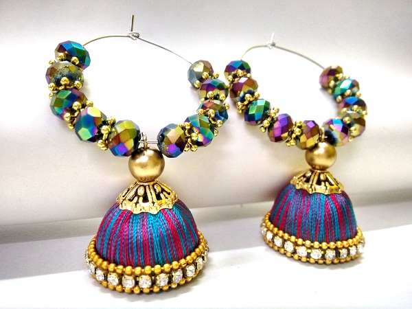 Crystal Jhumkas