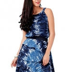 blue-georgette-printed-dress