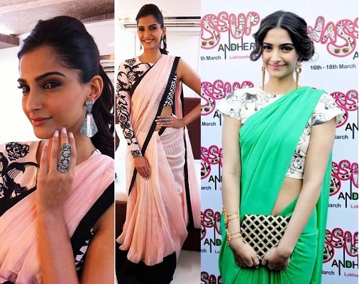 sonam-kapoor-in-prined-sarees