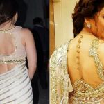Bollywood Actress In Backless Blouse