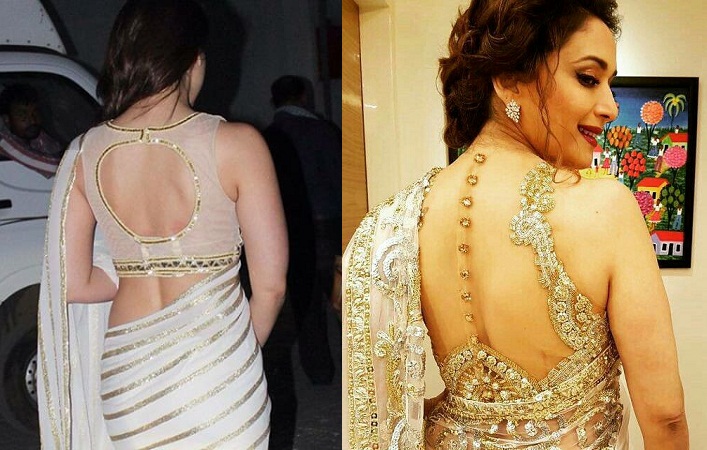 20+ Trendy Backless Blouse Designs To Look Like A Celebrity - Hiscraves