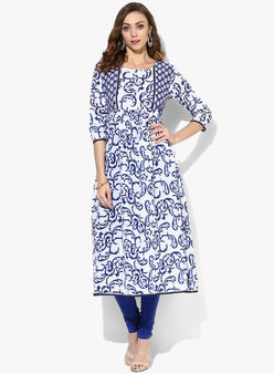 Sangria Blue StraightKurti