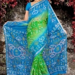 Bandhni silk Sari
