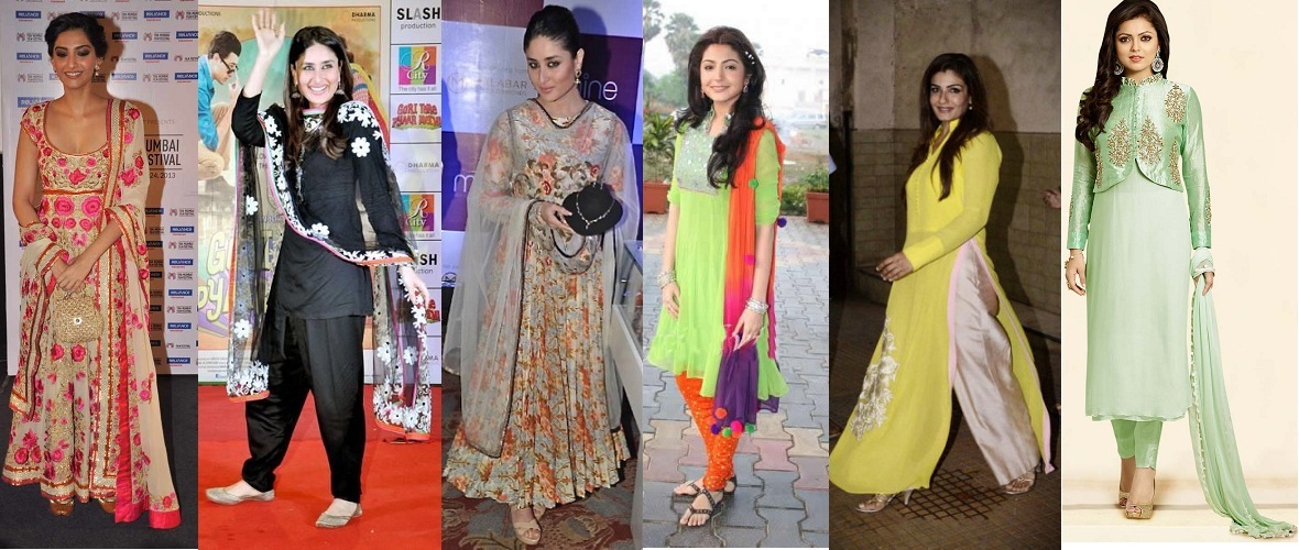 Best Bollywood Celebrity Salwar Kameez Fashionbuzzer Com