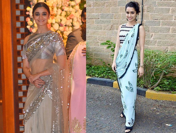 Bollywood Young Stars In Saree