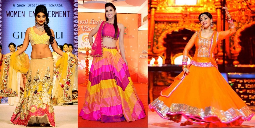 Bright Lehengas For Diwali