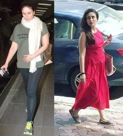 Kareena Kapoor in comfortable dress with sneakers