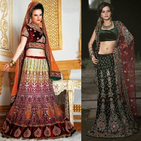 A-Line Zardozi Lehenga