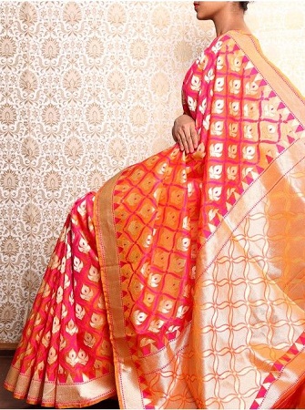 Banarasi organza saree