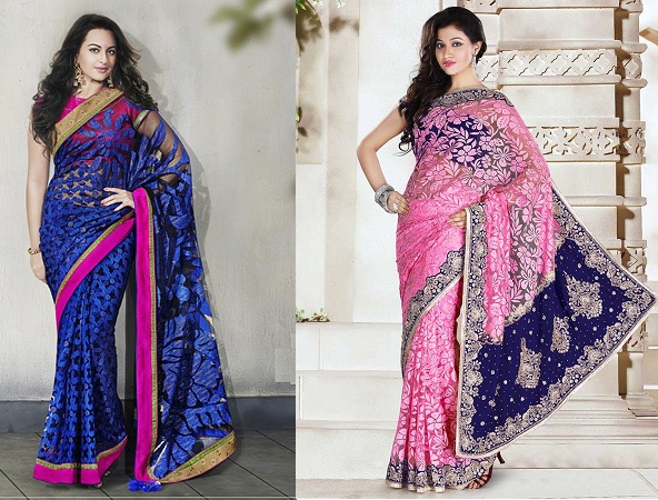 Brasso Net Sarees