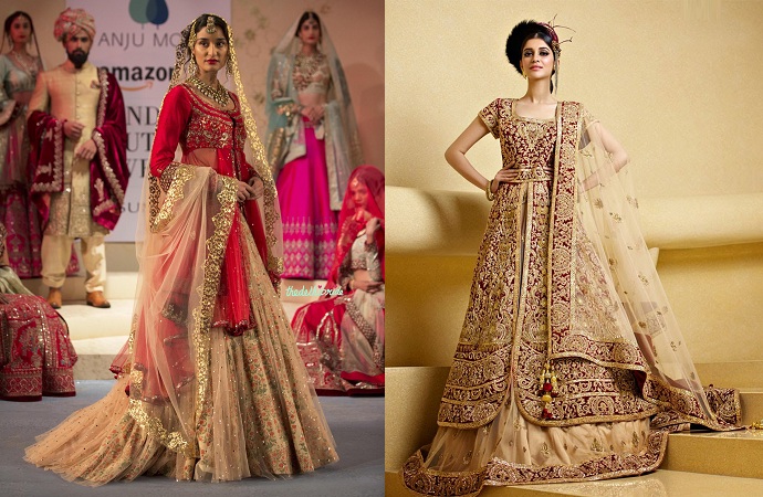 Jacket lehenga hotsell for bride