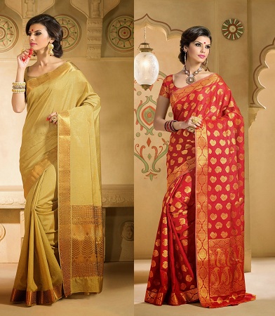 Brocade Silk Sarees