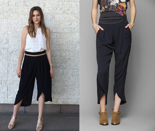 DIY Cropped Tulip Trousers 1