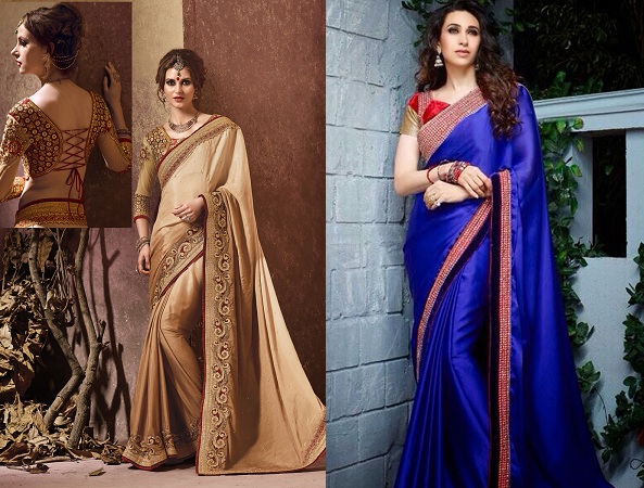 Designer Crepe Sarees