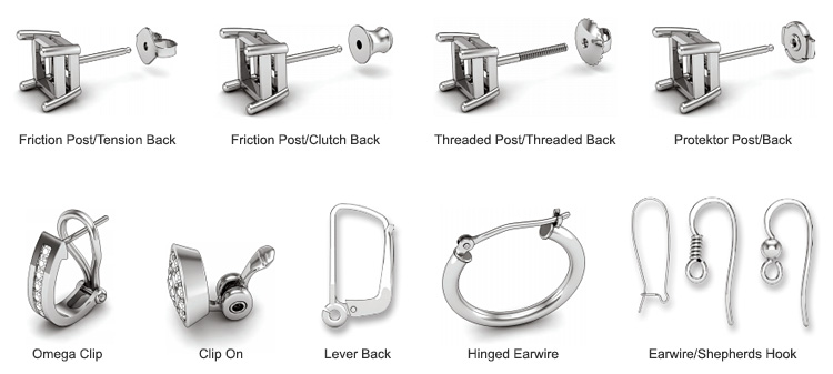 Type of 2024 earring hooks