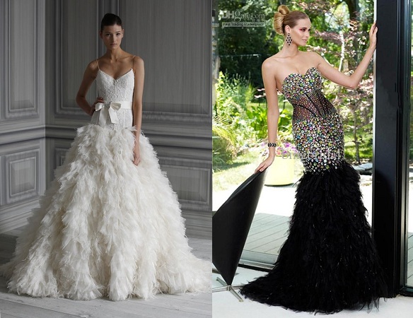 Feather Gowns