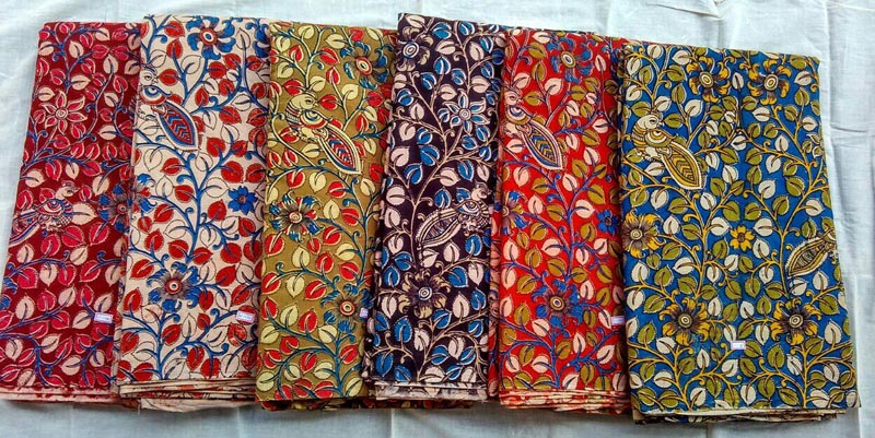 Buy Beautiful Kalamkari Saris Online - FashionBuzzer.com