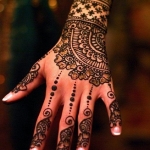 Lacy Dotted Mehendi Design