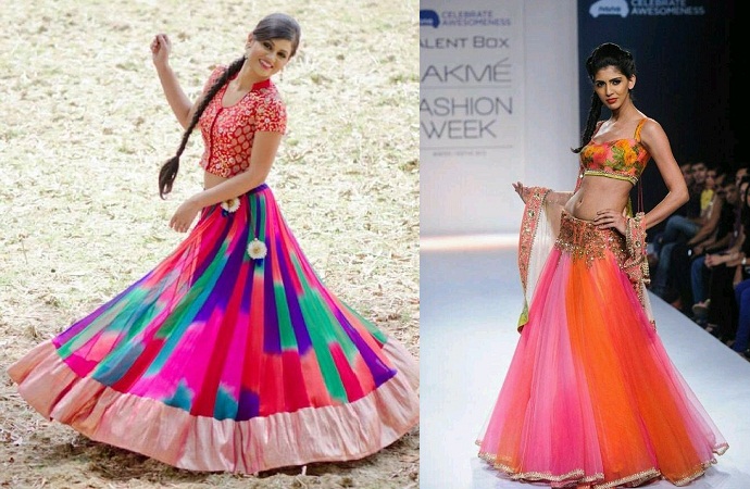 Multi-Hued Lehenga Choli