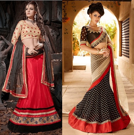 Polka Dotted Ethnic Choli