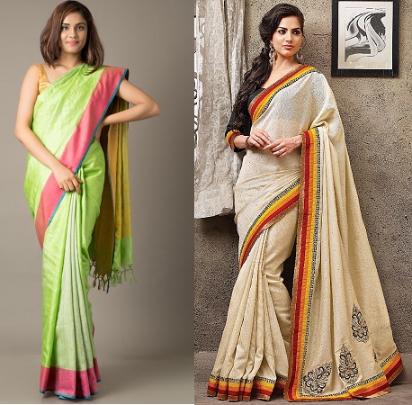  Silk Linen Sarees