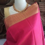 Simple Tussar Silk saree