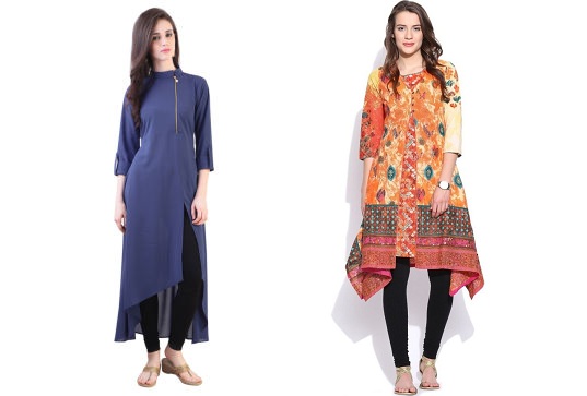 Asymmetric Slit Kurtis