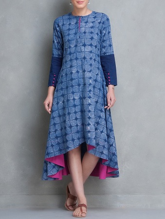 Block Printed Asymmetrical Kurti