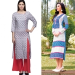 cotton-kurtis-with-side-cut