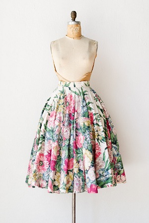 Floral Circle Skirt