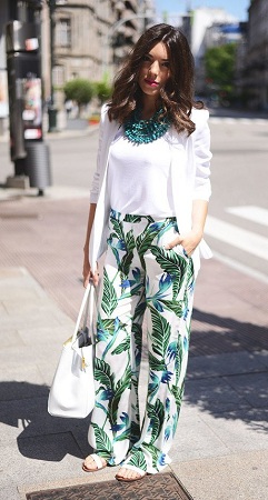 Floral Palazzos with Cotton Tops