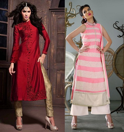 Go High On High Collar Neck Salwar Kameez This Winter Fashionbuzzer Com