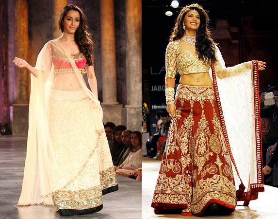 lehenga-with-straight-cuts