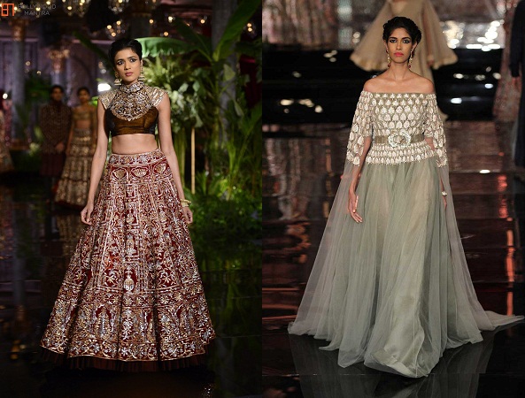 latest designer gowns by manish malhotra