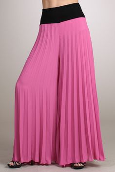 Pleated Palazzos