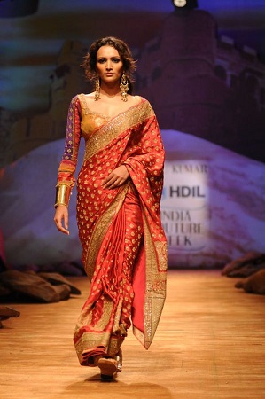 Indian designer Ritu Kumar presents A Silk Tale, a collection of vintage  saris