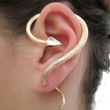 Snake Design Ear Cuff