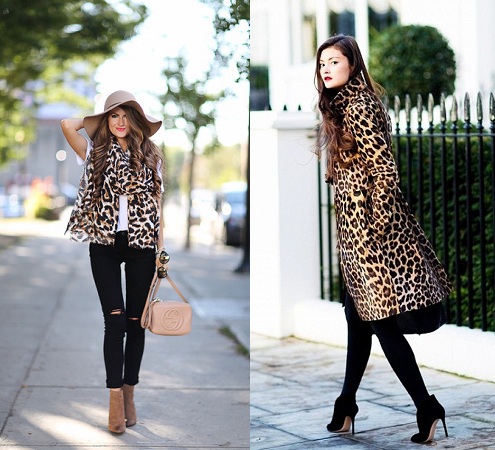 Leopard Print With Ankle Length Boots