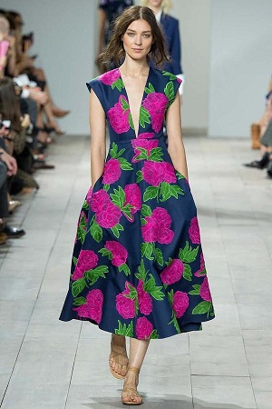 Michael Kors Floral Print Dress
