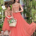 Mother Daughter Matching Gown