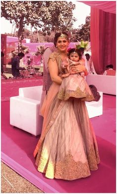 Mother Daughter Same Lehenga