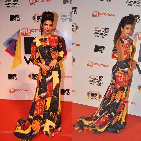 Priyanka Chopra in MTV Music Awards 2013