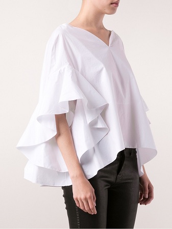 Ruffled Sleeves