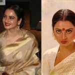 Rekha In Chinese Collar Blouse
