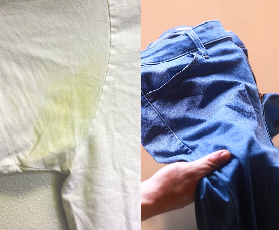 remove-the-deodorant-stains-by-using-pair-of-old-jeans