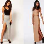 Thigh High Slit Skirt